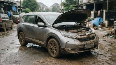 Kenapa Mobil Bekas Banjir Bisa Mengalami Kerusakan Berat?